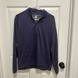 JOHNNIE-O REFLEX Jam Purple 1/4 Zip Long Sleeve Activewear Sweater Size Medium